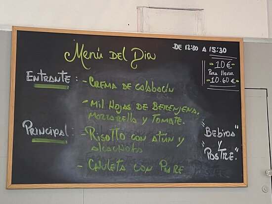 Menu do Dia